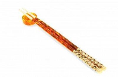 Янтарные палочки для еды из янтаря "Императорские" HDCHOP-sticks-3sp